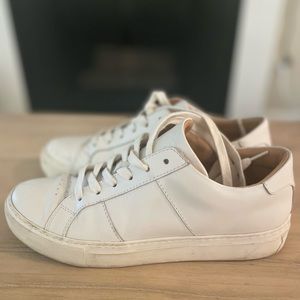 Women’s White “Greats: Royale - Blanco”. Italian Leather Sneaker